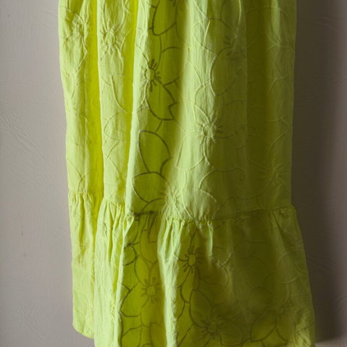 Dress medium size yellow cotton like new