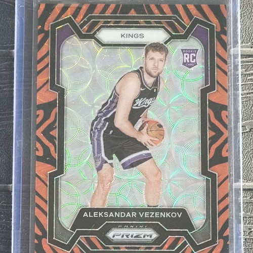 Aleksandar Vezenkov RC Tiger Prizm Sacramento Kings basketball card 2023-24 new