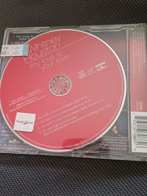 WHITNEY HOUSTON- MY LOVE IS YOUR LOVE -4 TRK CD REMIXES