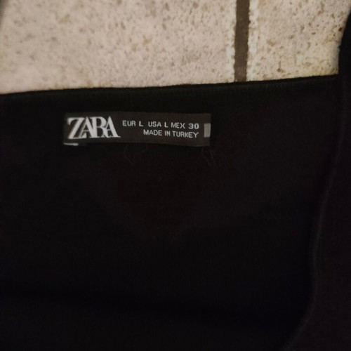 Zara long dress size L like new, total black