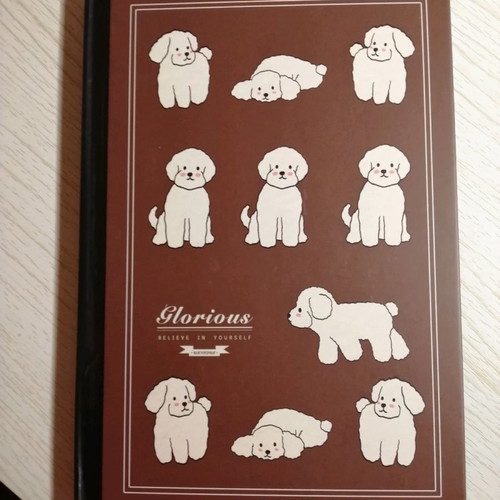 Notebook new 56 pages with hard cover 21x14.5cm