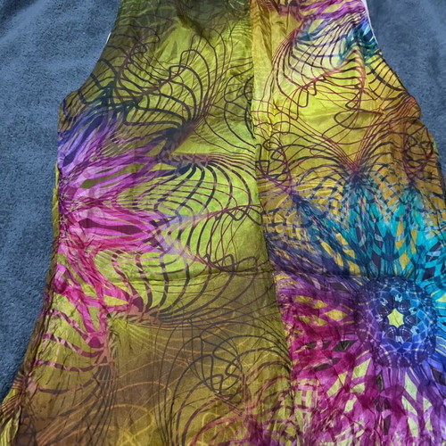 Handmade short dress size S multicolored like new