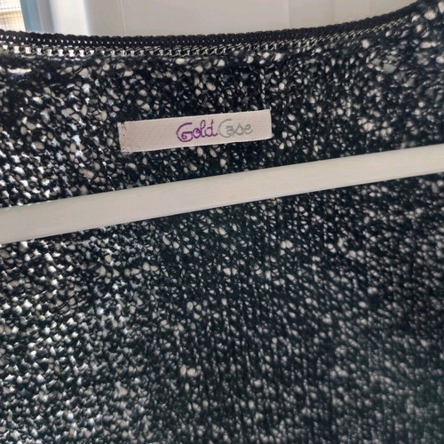 Gold Case women's tweed jacket like new, black