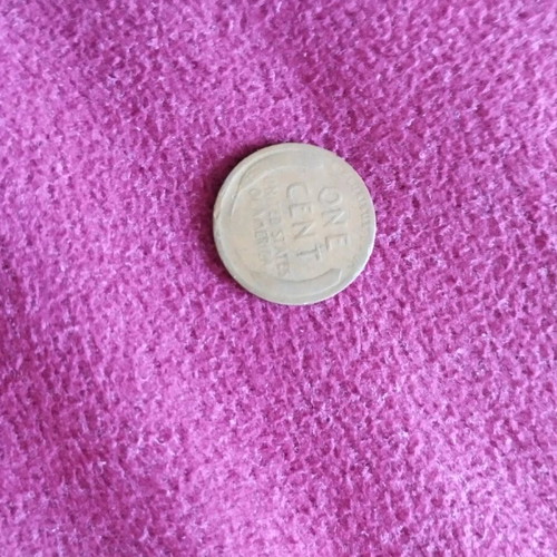 One cent 1917 used