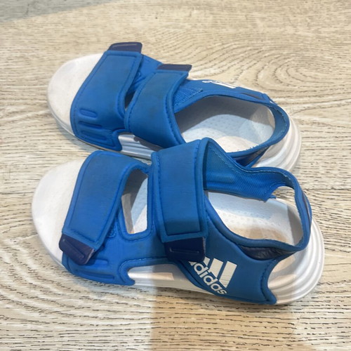 Adidas sandals size 27 like new, blue
