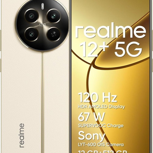 Realme 12+ 5G Dual SIM 12GB 512GB Beige sealed, new