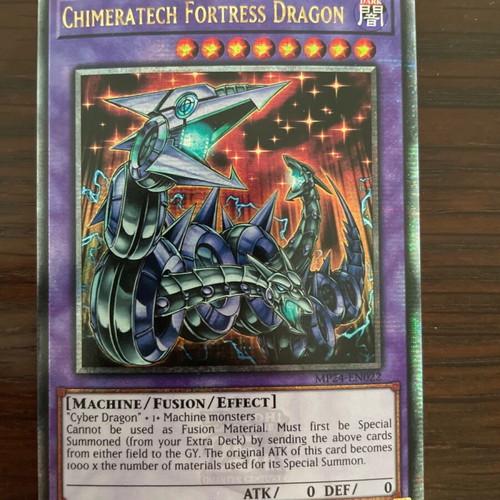 Chimeratech Fortress Dragon card like new, very rare