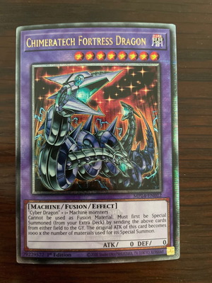 Chimeratech Fortress Dragon card like new, very rare