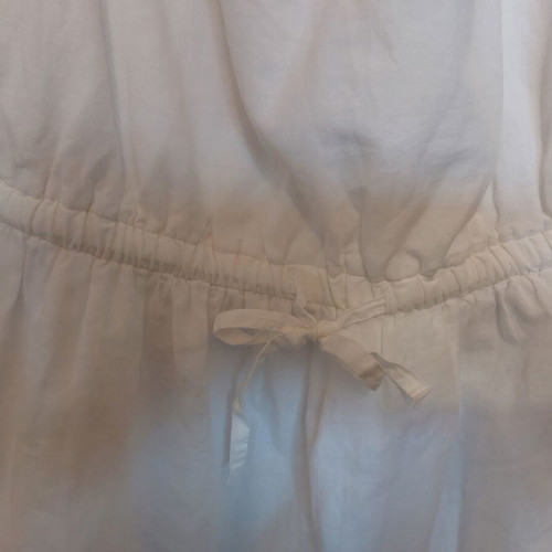 Benetton white dress for girl 7-8 years like new with lace details