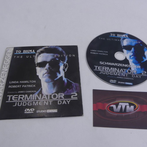 Terminator 2 Judgment Day DVD used, The Ultimate Edition Greek promo sleeve