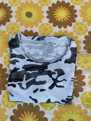 Bershka men's blouse like new, black and gray, size L