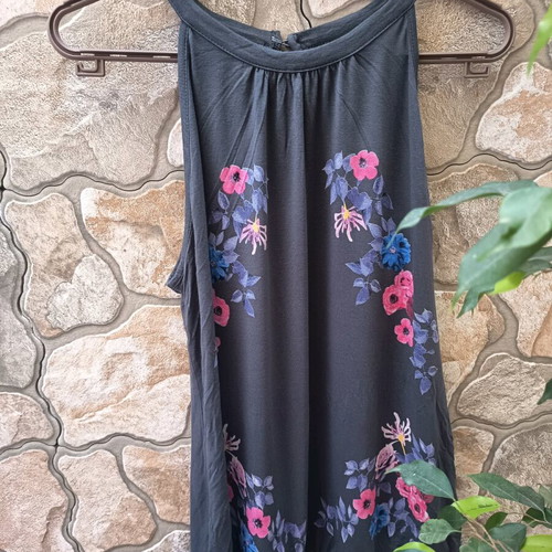 Bonprix top grey size 40/42 like new with elastic hem