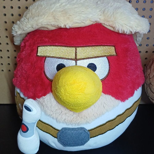 Angry Birds Star Wars plush set large size Luke & Leia