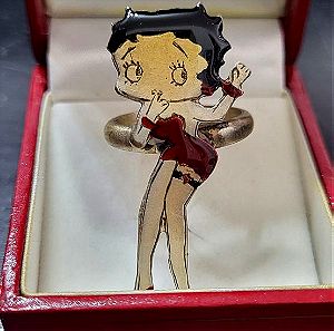 Δαχτυλίδι Ασημένιο Betty Boop