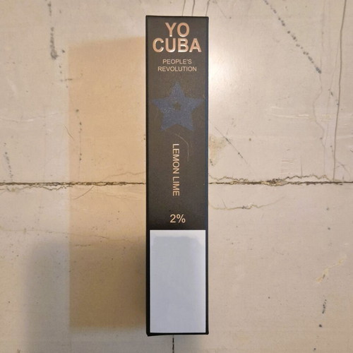 Yo Cuba Disposable Vape Lemon & Lime 600 puffs new