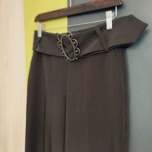 Zigzag women's pants used twice, brown, size S