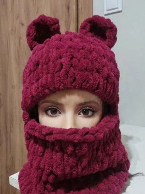 Balaclava handmade new, very soft and warm