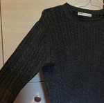 Black knitted pull&bear sweater medium like new