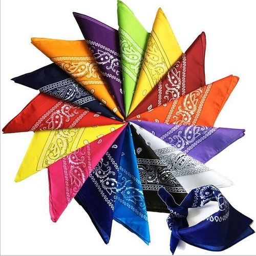 Bandana hip-hop new, 16 colors, standard size