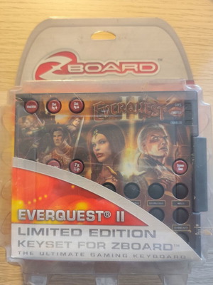 EverQuest II Limited Edition Keyset for Zboard new