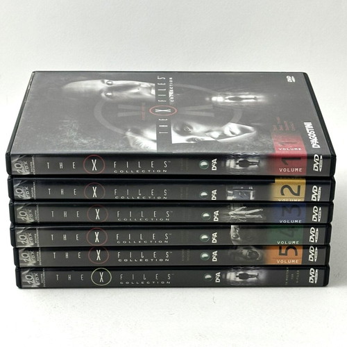 X-Files season 1 DVD set used, volumes 1-5 & 7 with Greek subtitles