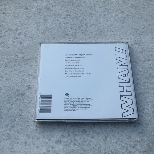 Wham! Music From The Edge Of Heaven CD like new, pop