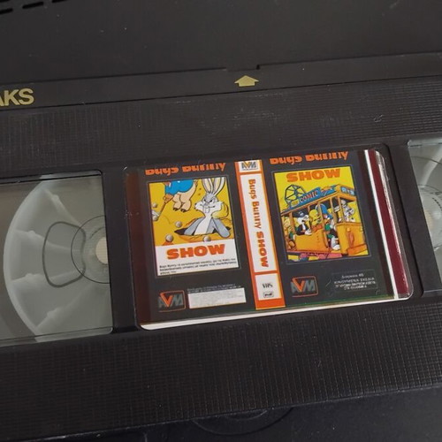 Bugs Bunny Show VHS tape used, dubbed animated series