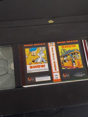 Bugs Bunny Show VHS tape used, dubbed animated series
