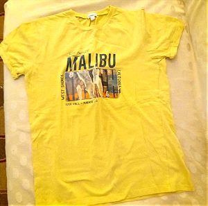 Παιδική αγορήστικη κοντομάνικη μπλούζα κίτρινη, ΓΝΗΣΙΑ MARASIL