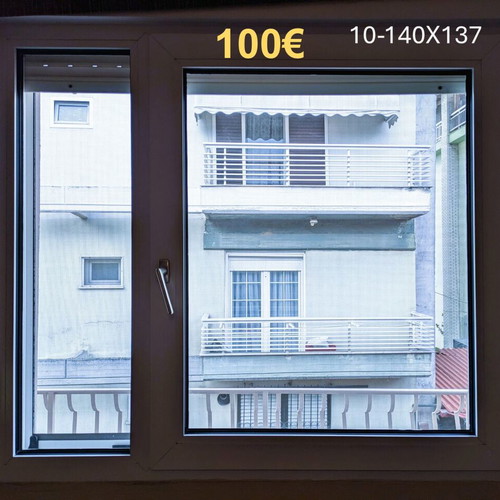 Rehau synthetic windows used with double glazing, shutters and extra screens