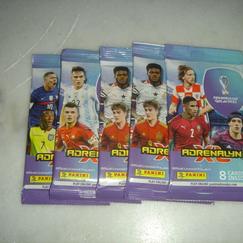 Panini Adrenalyn XL Qatar 2022 card packs new, 20 pieces