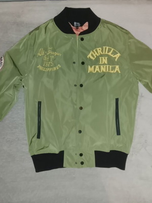 Roots of Fight Thrilla in Manila μπουφάν Muhammad Ali Joe Frazier μέγεθος S