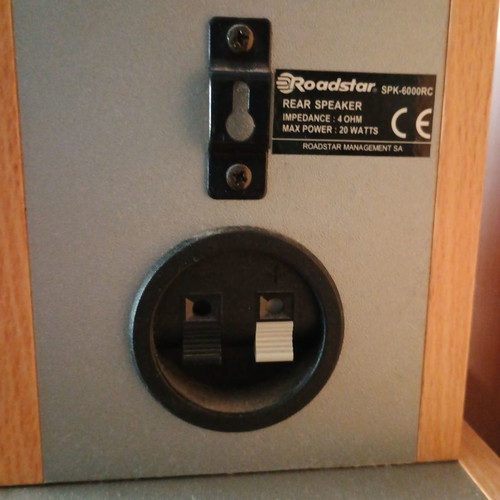 Roadstar home cinema speakers used, 6-piece set 300 watts