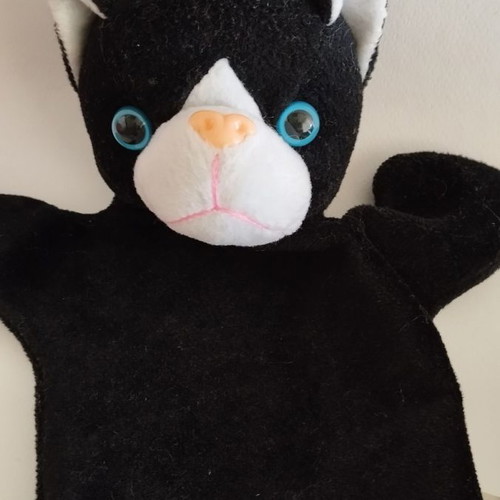 Plush puppet gloves used, pack of 5