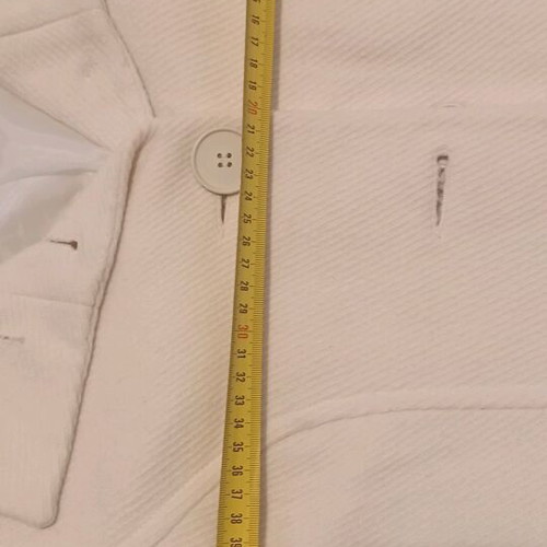 New Look wool coat like new, cream color, size S