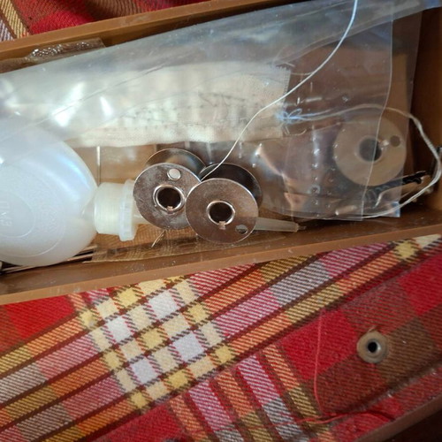 Union Soviet Electric Sewing Machine like new with case and accessories