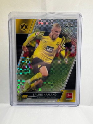 Erling Haaland 2021-22 Topps Bundesliga #30 Xfractor card new