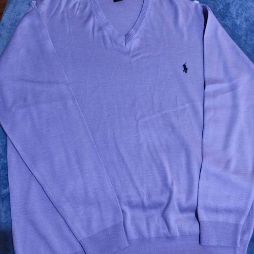 Polo purple men's pullover size XL like new