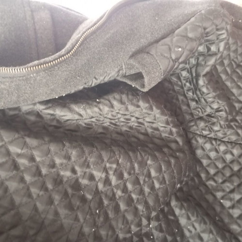 Wool coat used, size M-L, black and gray