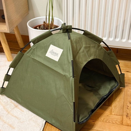 Pet bed house tent for dog and cat new, with cushion 40x40