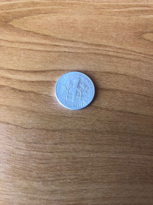 Silver dime 1960 used