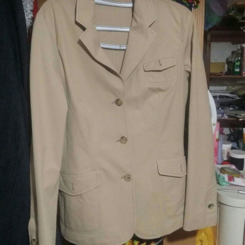 Light Brown Blazer like new, stretch fabric