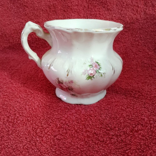 Sevres porcelain teapot used, height 9.5cm, diameter 9cm