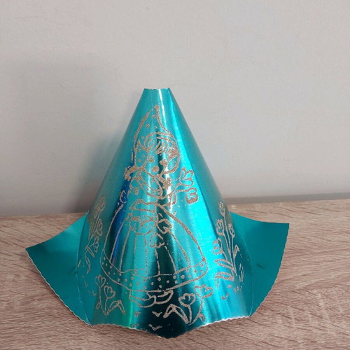 Pierrot paper metallic hats like new, pack of 5, Zitouni 1970