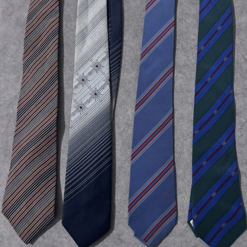 Silk ties Nina Ricci, Valentino, Giorgini Milano, St. Dupont like new