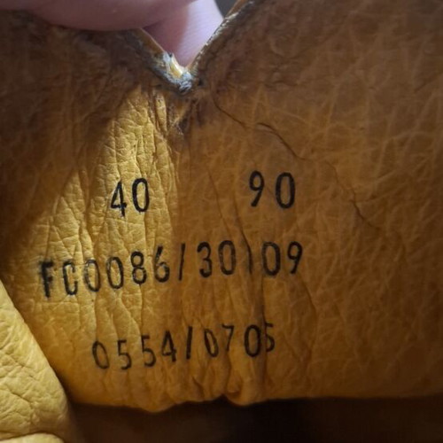 Marlboro Classics vintage boots refurbished, beige, size 40