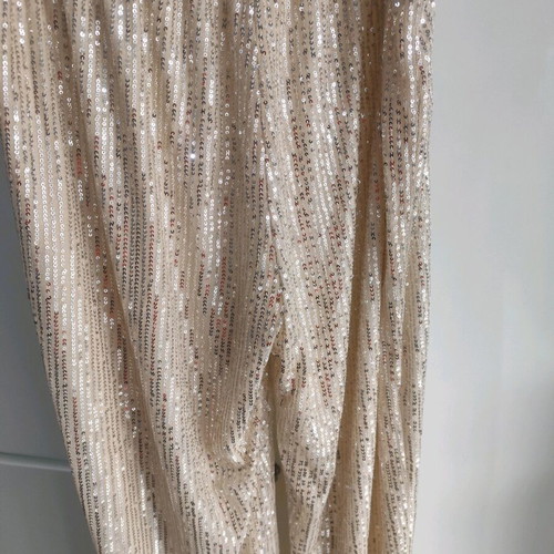 Sequin pants like new, size L, XL, multicolor