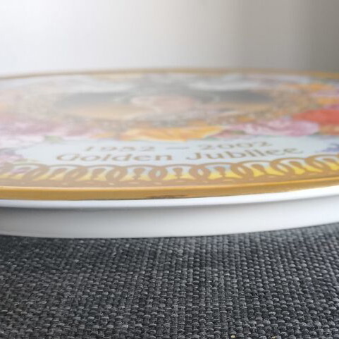 Queen Elizabeth II Golden Jubilee 1952–2002 Limited Edition Bone China Plate