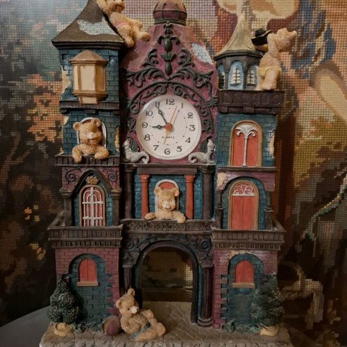 Vintage clock used, unknown if working