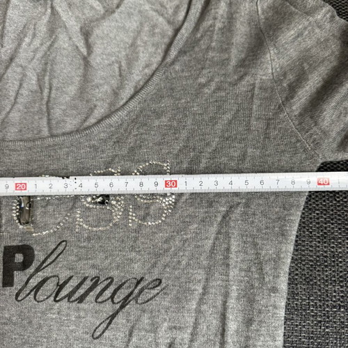 Guess women's blouse with rhinestones size S like new, gray